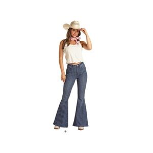 Rock & Roll Denim Western Jeans Bell Bottom